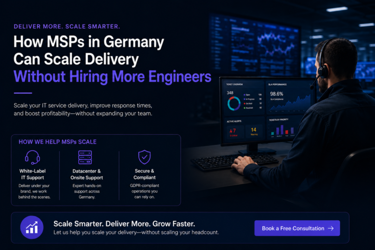How MSPs in Germany Can Scale Delivery Without Hiring More Engineers